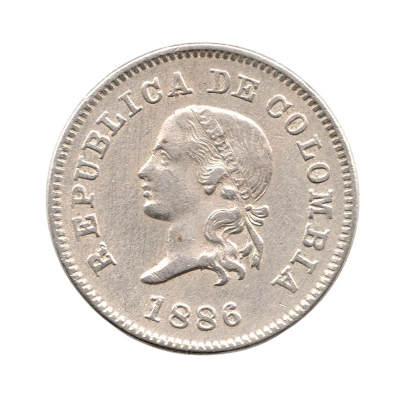 5 Centavos 1886 - 5 Grand