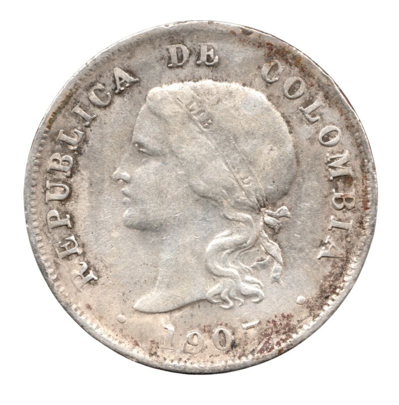 Cincuenta Centavos 1907 Bogotá