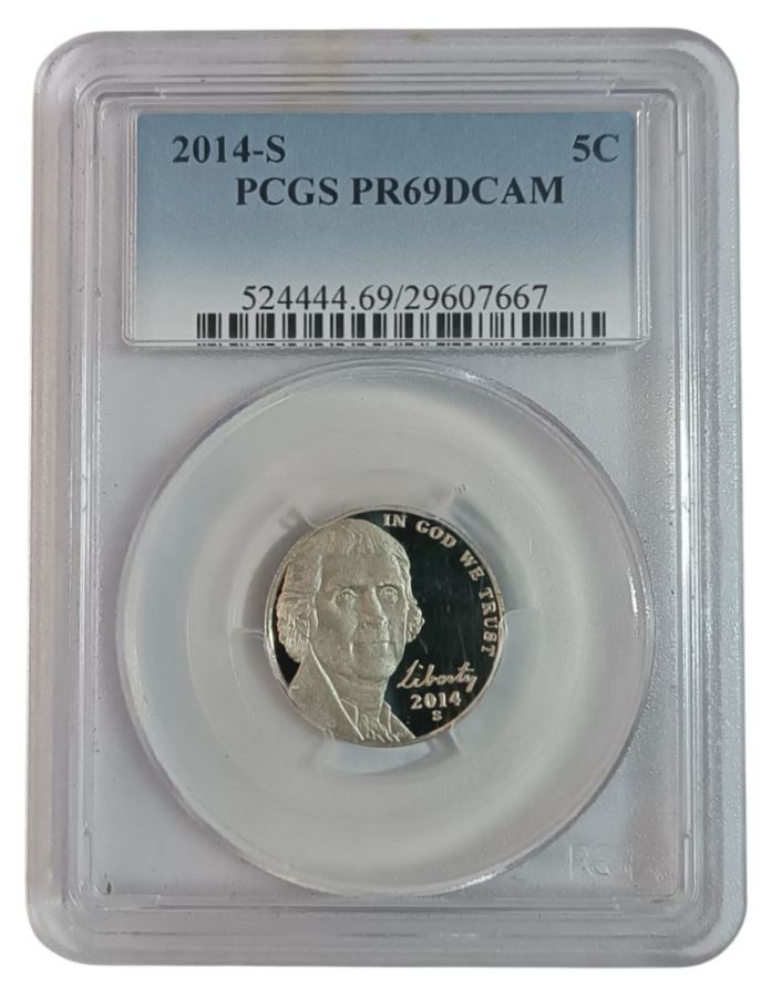 5 centavos de dólar 2014 Certificado