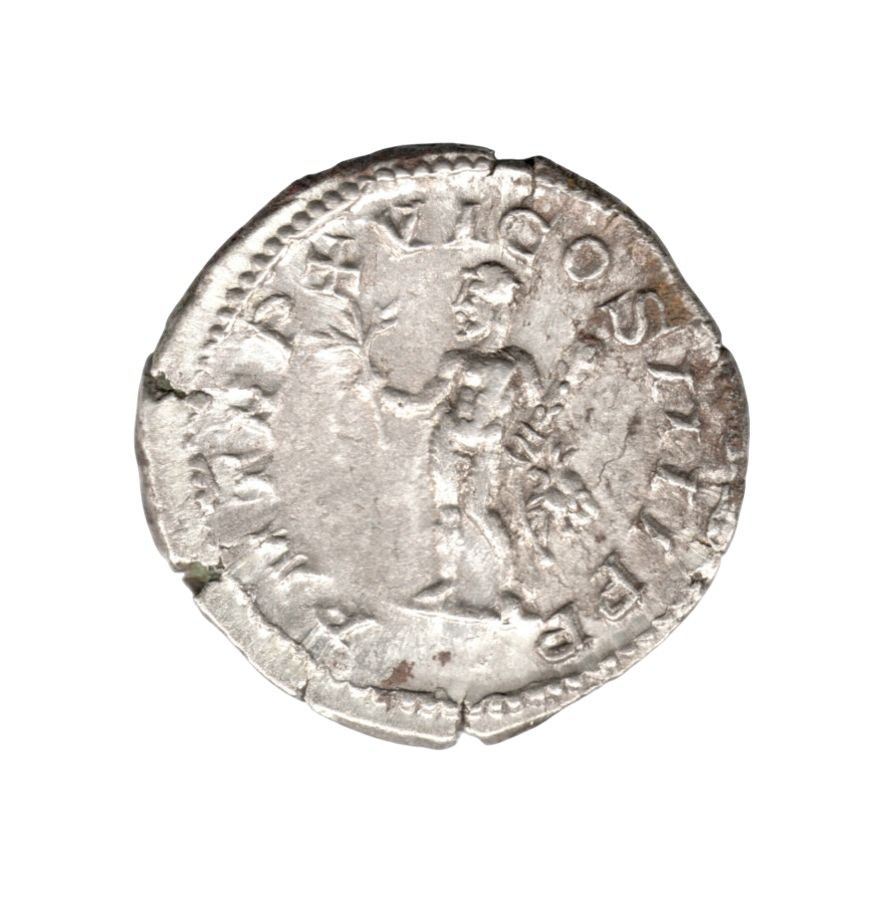 Denario en plata Caracalla.