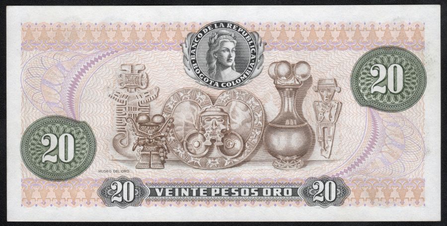 20 pesos oro Reposición 1983