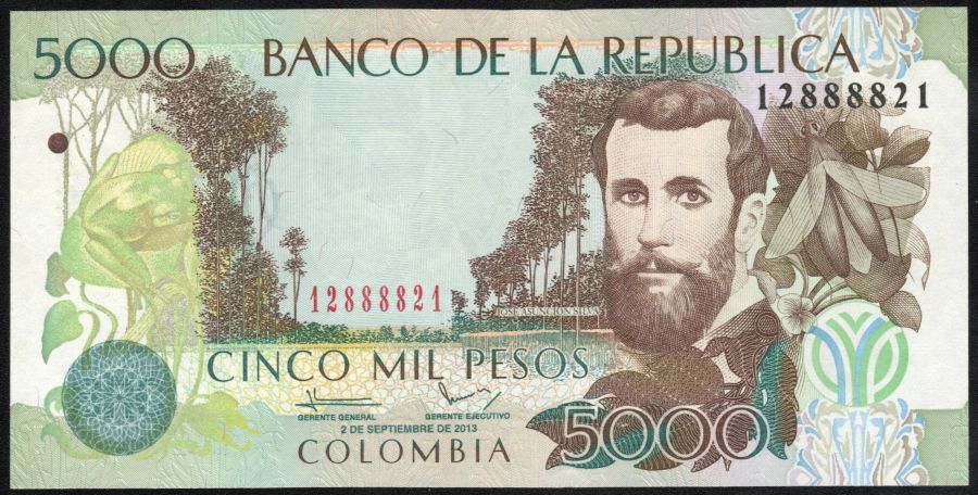5000 Pesos Radar 2013