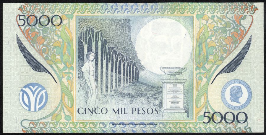 5000 Pesos Radar 2013