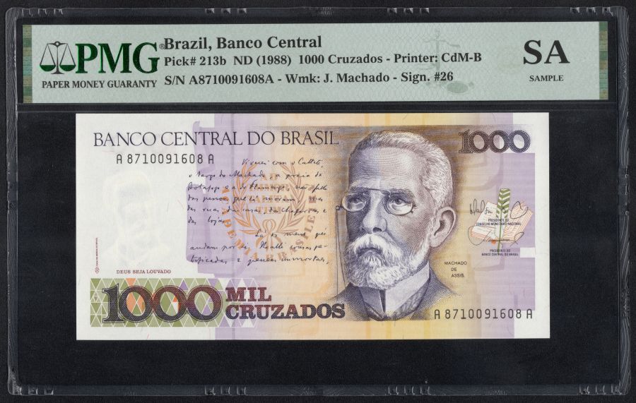 1000 Cruzados Brasil 1988 (SAMPLE)