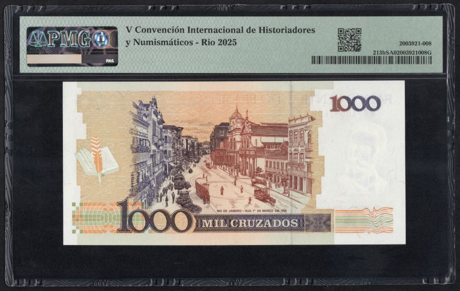 1000 Cruzados Brasil 1988 (SAMPLE)