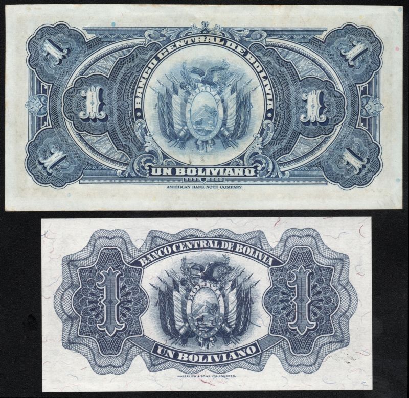 Juego Billetes de Bolivia