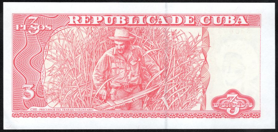 3 Pesos Cuba 2005