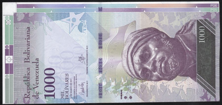 Prueba de 1000 bolívares