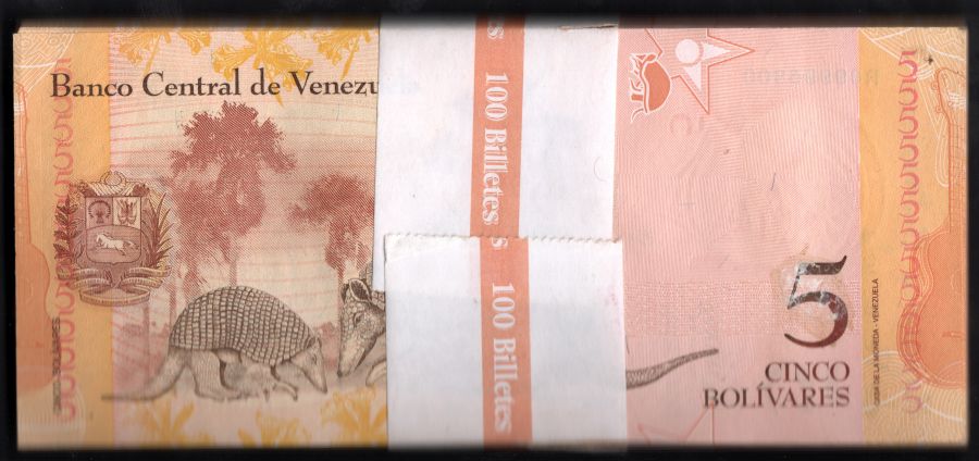 Fajo 5 Bolivares Venezuela