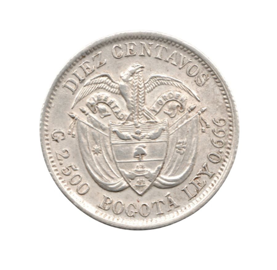 Diez Centavos 1897 Bogotá
