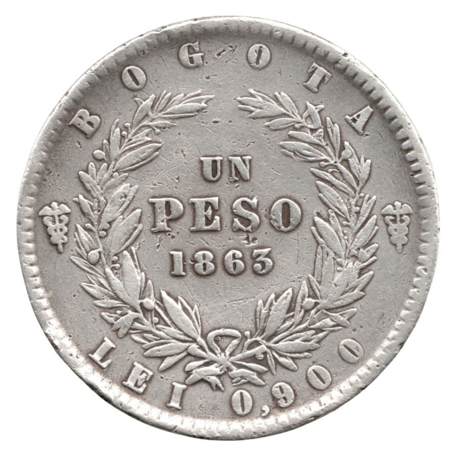 Un Peso 1863 Bogotá