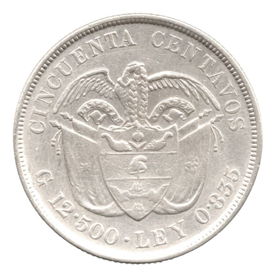 Cincuenta Centavos 1892 C. Pequeño