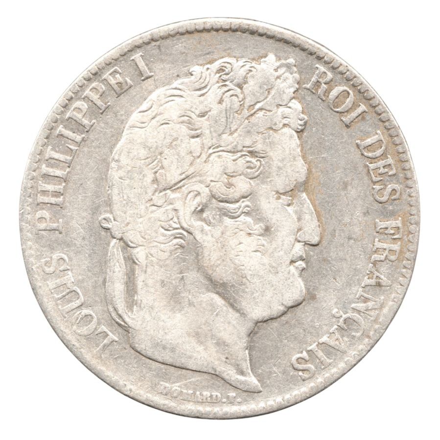5 Francos 1837 Plata