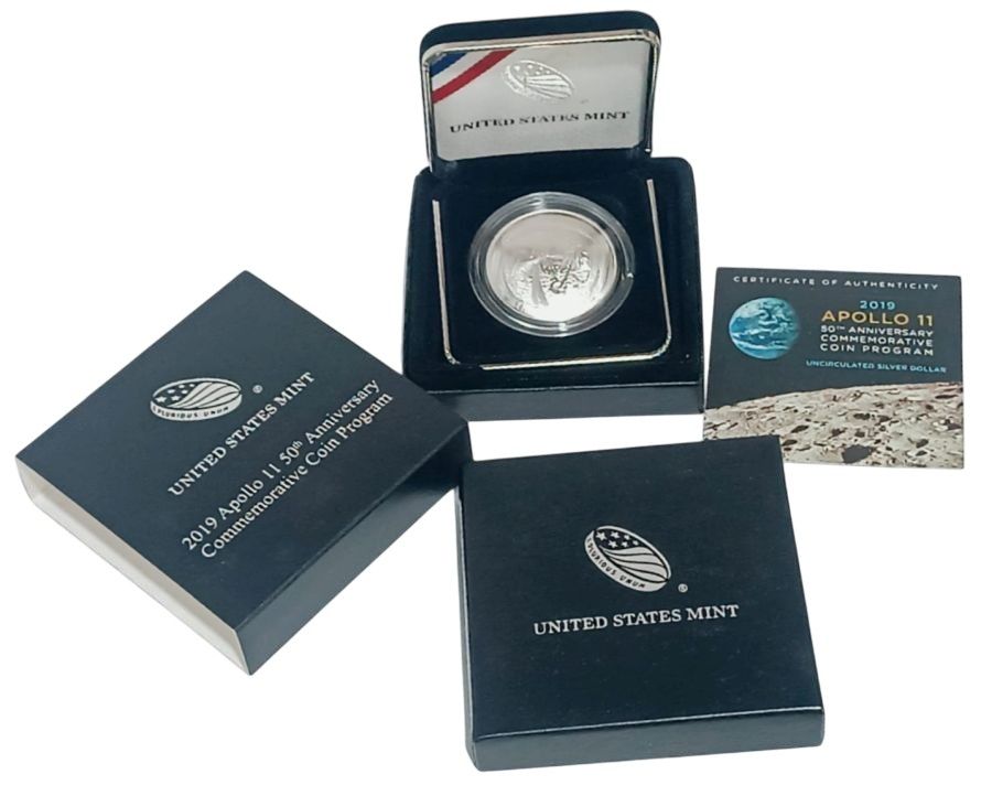 Conmemorativa Apolo 11 2019 Plata