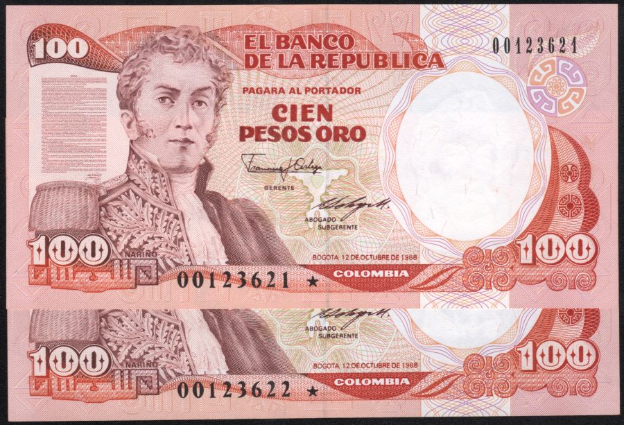 Pareja Reposición 100 pesos
