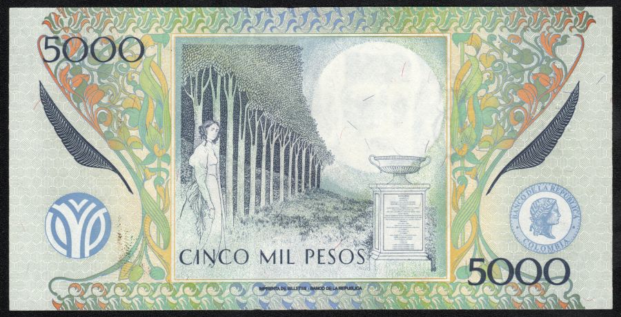 5000 Pesos Radar Binario