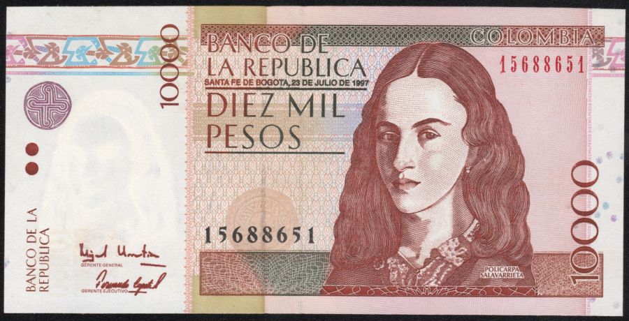 10000 Pesos Radar 1997