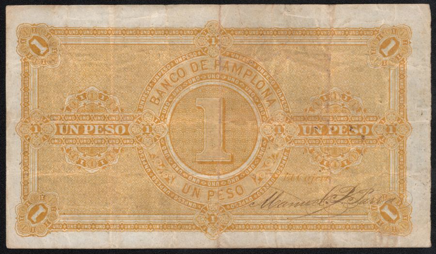 1 Peso Banco de Pamplona