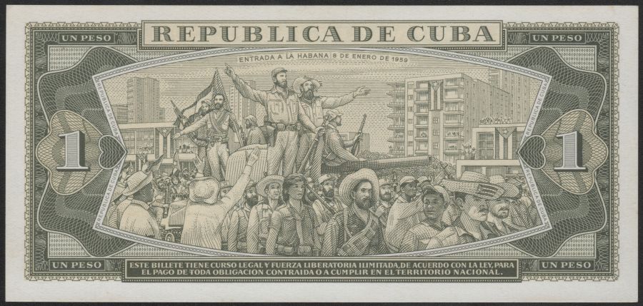 Specimen 1 Peso Cuba 1964