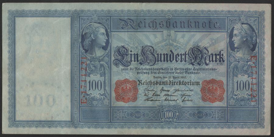 100 Marcos Alemania 1910