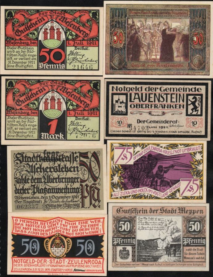 Set 18 Notgeld