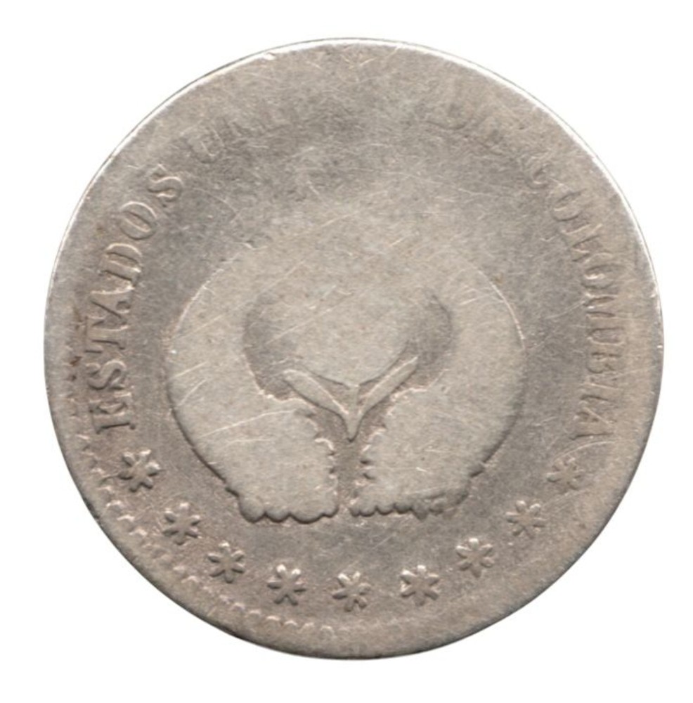Un Décimo 1866 Bogotá Lei 0.835