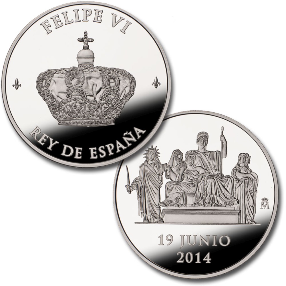 Proclamación Felipe VI como Rey de España, Plata