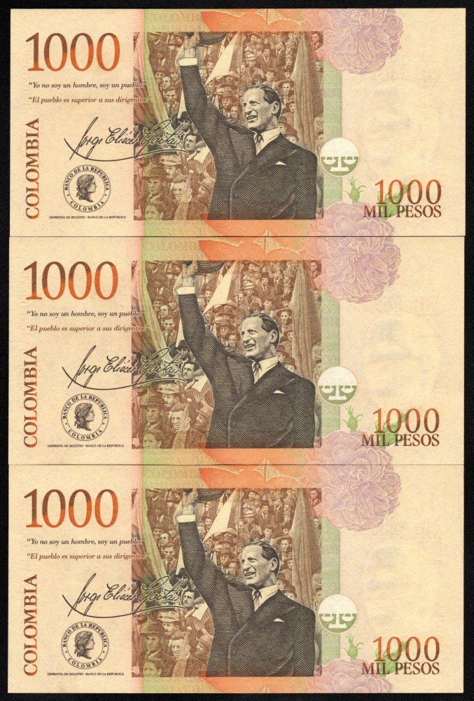 1000 pesos consecutivos lástimas de pleno