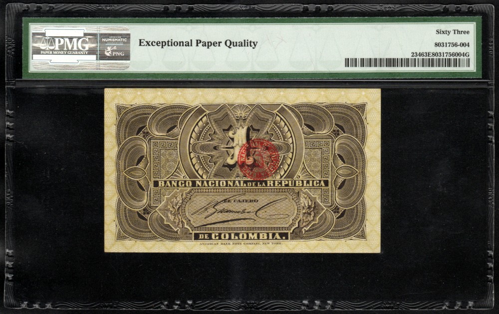 1 Peso Banco Nacional 1895