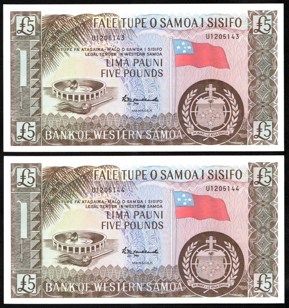 Consecutivo 5 Pound Western Samo