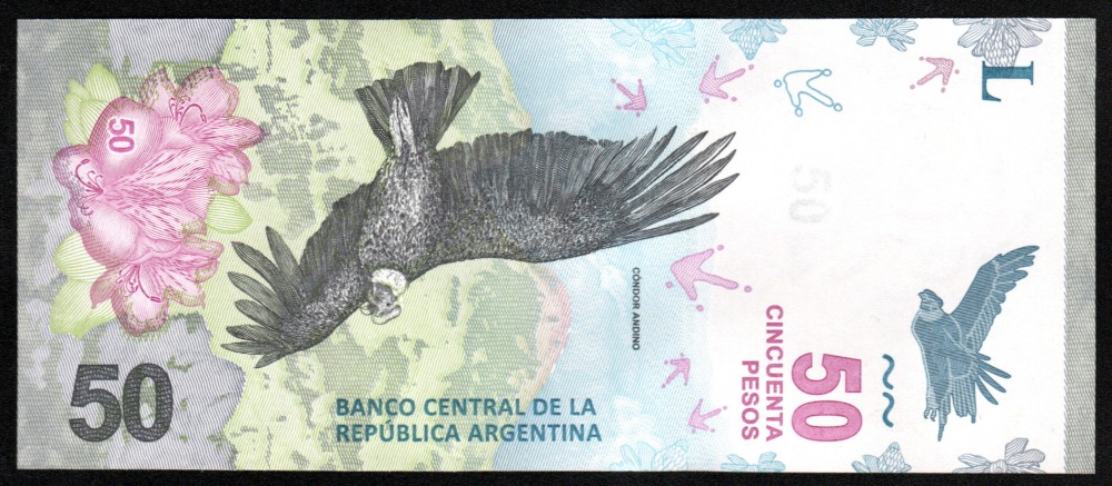 50 Pesos República de Argentina