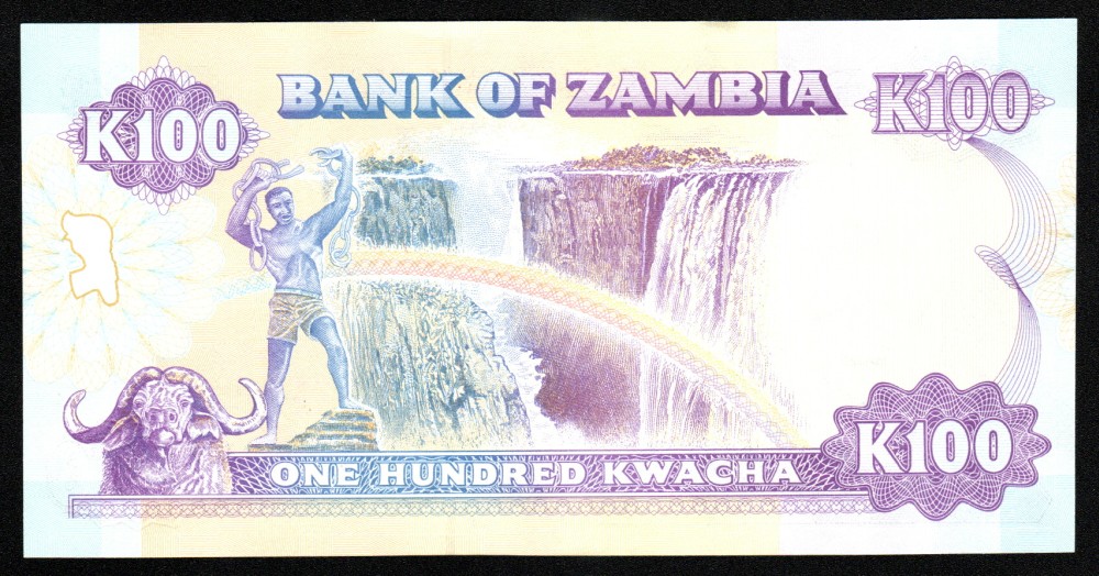 100 Kwacha Banco de Zambia