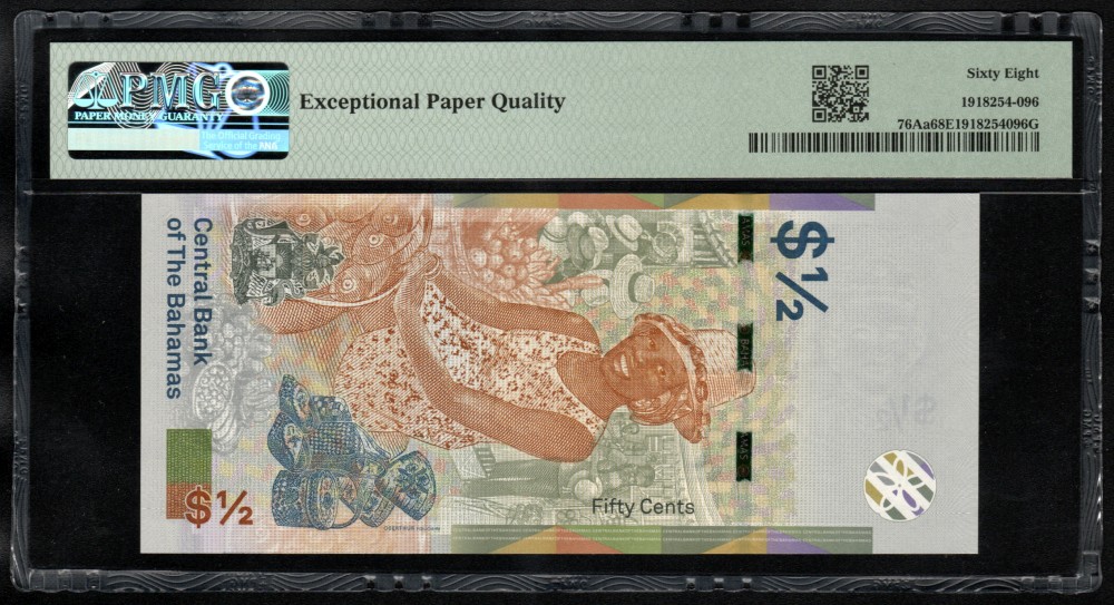 1/2 centavo Bahamas series 2019