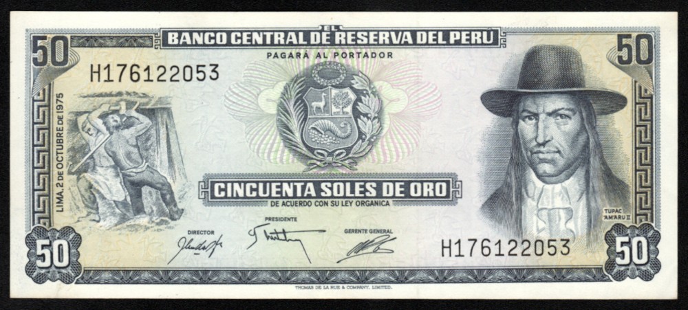 Perú 50 Soles de oro (H17) 1975