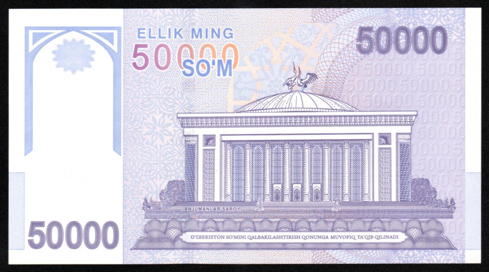 Uzbekistán 50.000 Som 2017