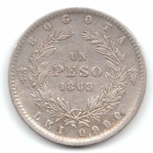 1 peso 1863